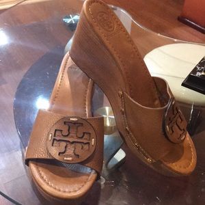 Tory Burch wedged slides